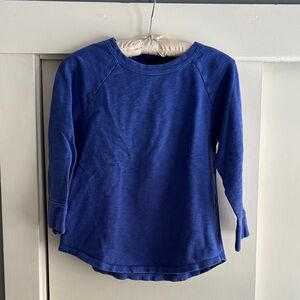 J. Crew Boxy-Cut 3/4 Sleeve sweatshirt, size small. 2015/2016.